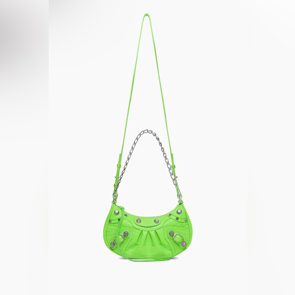 Balenciaga Le Cagole Mini Bag With Chain Crocodile Embossed - Picture 4 of 6